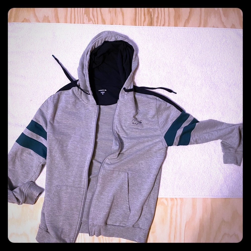 LACOSTE FULL ZIP SWEATER